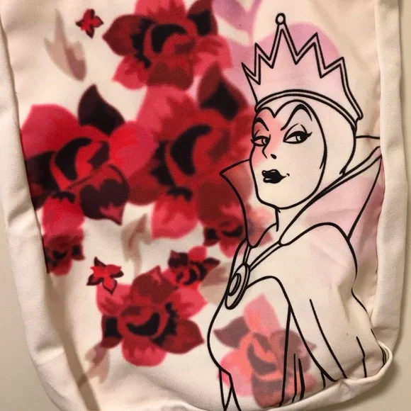 Disney Evil Queen & Snow White Cavas Tote Bag - Picture 6 of 9